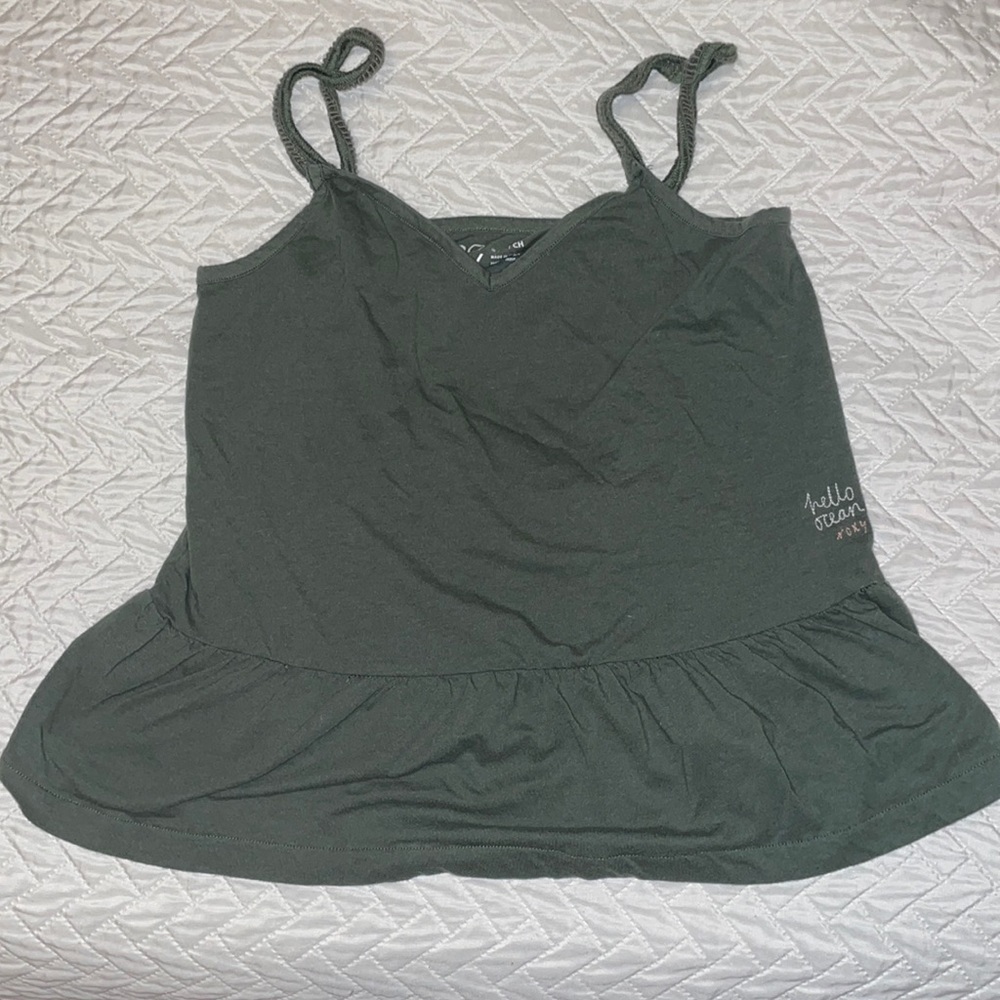 Roxy Green Tank Top